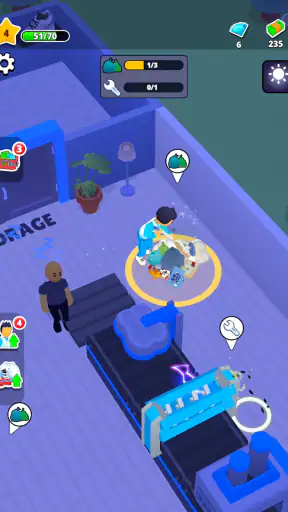 Just Step: Werkstatt-Tycoon screenshot