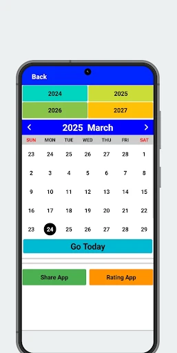 Kalender 2025 screenshot
