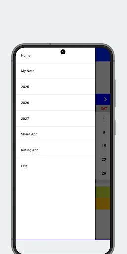 Kalender 2025 screenshot
