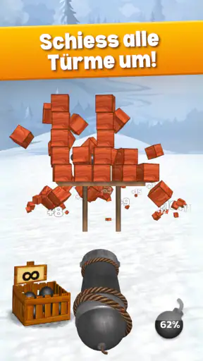 Kanonen Schießen & Ballern 3D screenshot