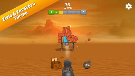 Kanonen Schießen & Ballern 3D screenshot