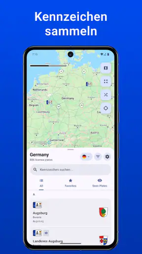 Kennzeichen sammeln und Wiki screenshot