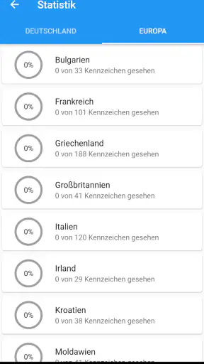 Kennzeichensammler screenshot