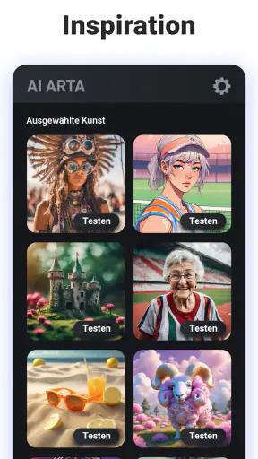 KI ARTA - Kunst-Generator screenshot