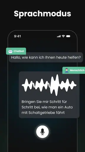 KI-Chatbot auf Deutsch screenshot