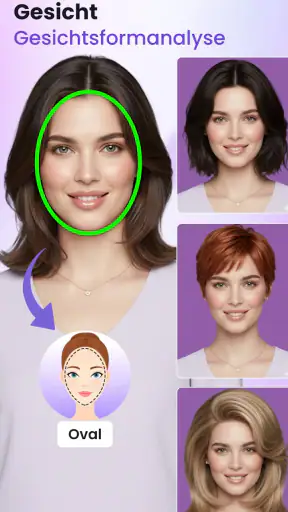Frisuren testen mit KI & Bart screenshot