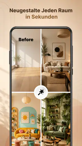 KI-Innenarchitektur: Hausplan screenshot