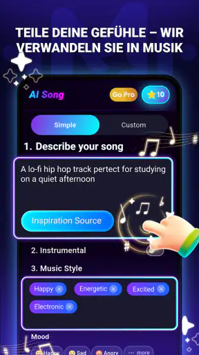 KI Song- & Textgenerator screenshot