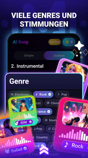 KI Song- & Textgenerator screenshot