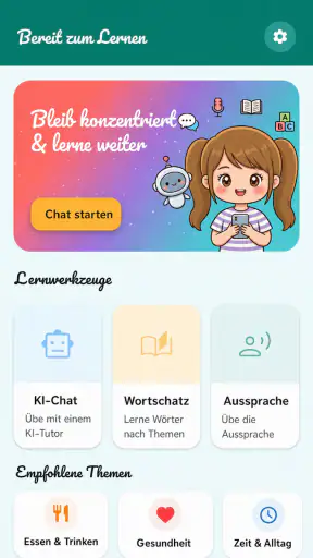 KI Sprachlern-Tutor screenshot