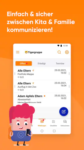 KidsFox - der Kita-Messenger screenshot
