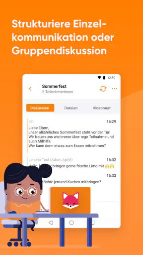 KidsFox - der Kita-Messenger screenshot