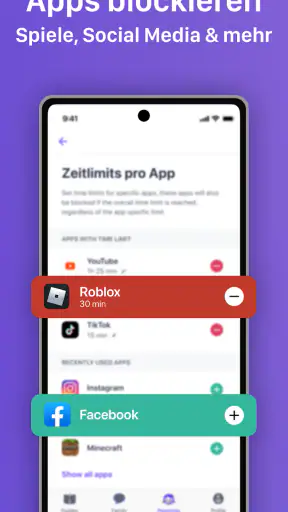 Kindersicherung App von Ohana screenshot