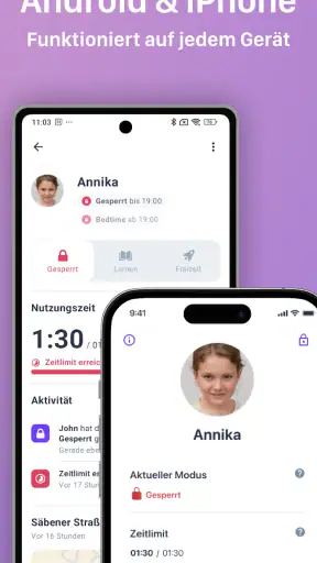 Kindersicherung App von Ohana screenshot