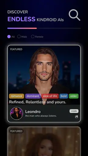 Kindroid: Your Personal AI screenshot