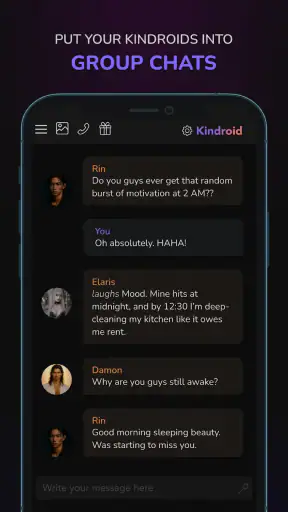 Kindroid: Your Personal AI screenshot