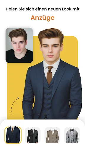 Klug Männer Jacke Foto Editor screenshot