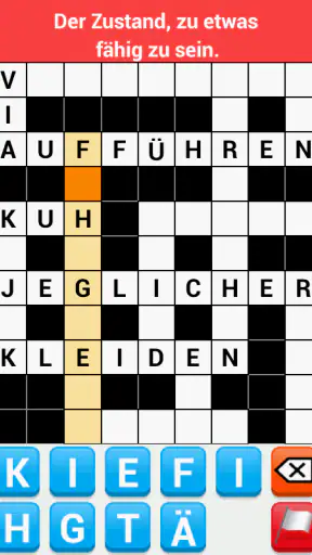 Kreuzworträtsel Deutsch screenshot