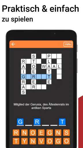 Kreuzworträtsel Deutsch screenshot