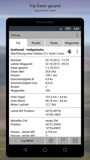 LD-Log - GPS Tracker & Logbuch screenshot
