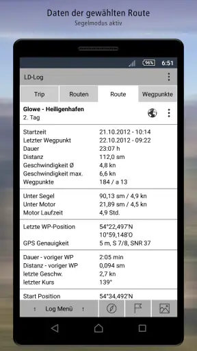 LD-Log - GPS Tracker & Logbuch screenshot