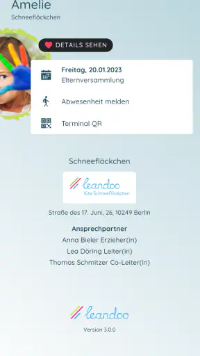 Leandoo Eltern screenshot