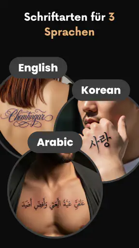 lettering Tattoo - Font Design screenshot