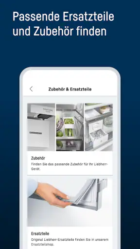 Liebherr SmartDevice screenshot