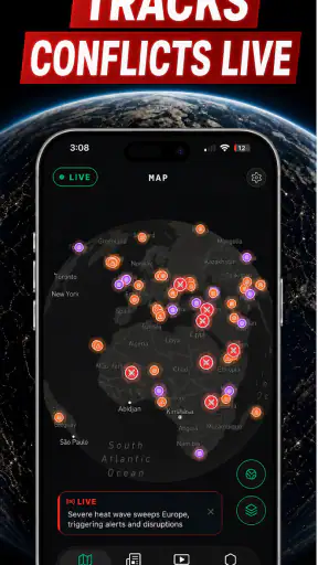 Live Weltmonitor: GlobeAlert screenshot