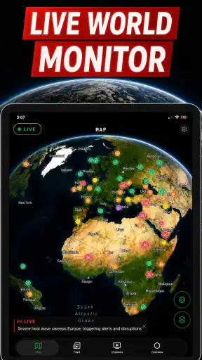 Live Weltmonitor: GlobeAlert screenshot