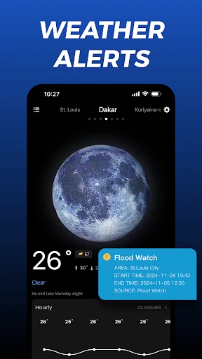 Live-Wettervorhersage: WeaSnap screenshot
