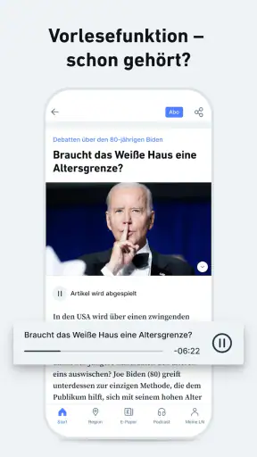 LN - Nachrichten und Podcast screenshot