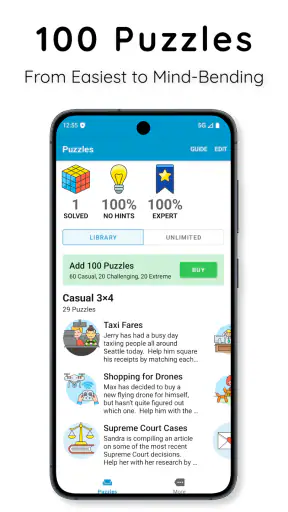 Logic Grid Puzzles: Brain Game screenshot