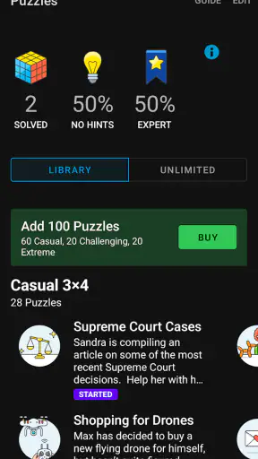 Logic Grid Puzzles: Brain Game screenshot
