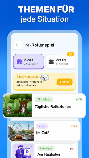 Lurnia: Sprachen lernen KI screenshot