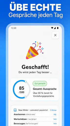 Lurnia: Sprachen lernen KI screenshot