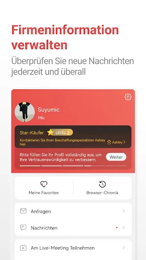 Made-in-China-B2B-Handels-App screenshot