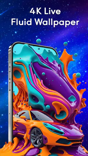 Magic Fluid: 4D Live Wallpaper screenshot