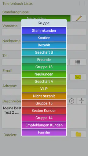 Manager Kundenreservierungen L screenshot