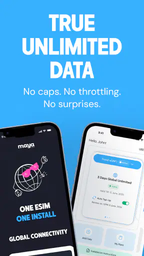 Maya Mobile: Travel eSIM screenshot