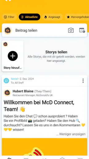 McD Connect screenshot