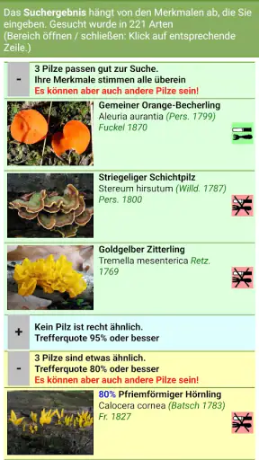 Meine Pilze (Pilzbestimmung) screenshot