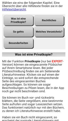 Meine Pilze (Pilzbestimmung) screenshot