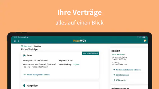 MeineWGV screenshot