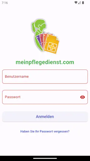 meinpflegedienst.com screenshot