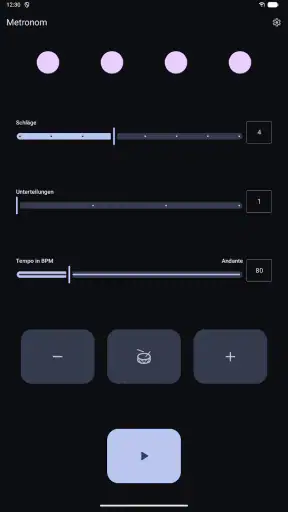 Metronom screenshot