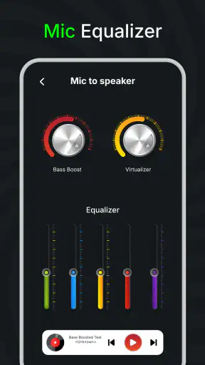 Mikrofon-zu-Lautsprecher-App screenshot