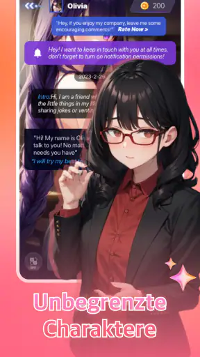 Mollie: Anime-Chatbot-RPG screenshot