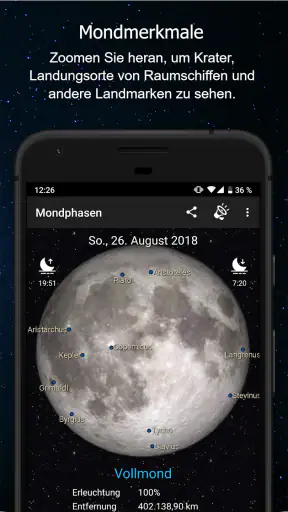 Mondphasen screenshot