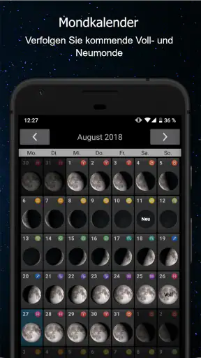 Mondphasen Pro screenshot